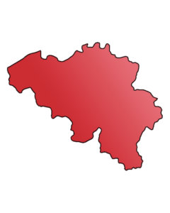 Kaart van België voor Lewenstein