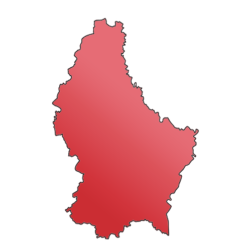 Kaart van Luxemburg voor Lewenstein